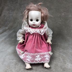 Vintage Horsman Dolls Inc. Doll Pink Dress 1969